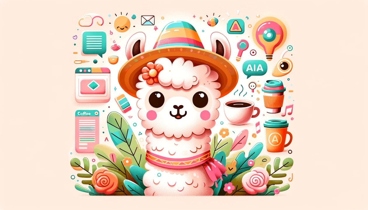 It’s Just a Cute Llama Wearing a Hat